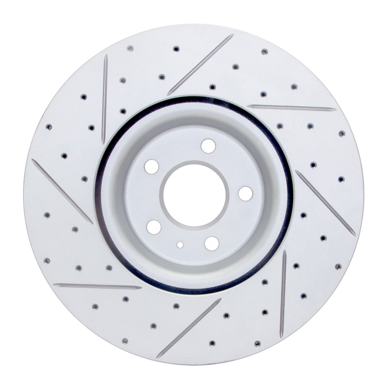 Audi S5 Brake Rotor (1) - Front Right - DFC - Drilled & Slotted Geoperformance - `18-`25
