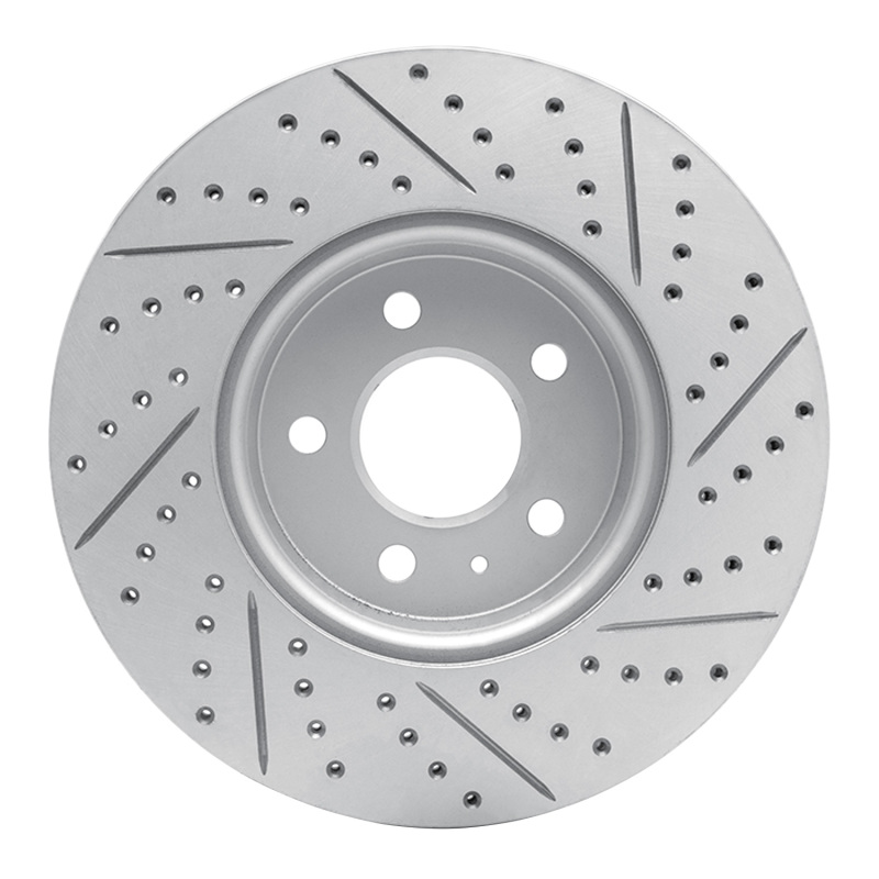 Audi A5 Brake Rotor (1) - Front Left - DFC - Drilled & Slotted Geoperformance - `08-`25