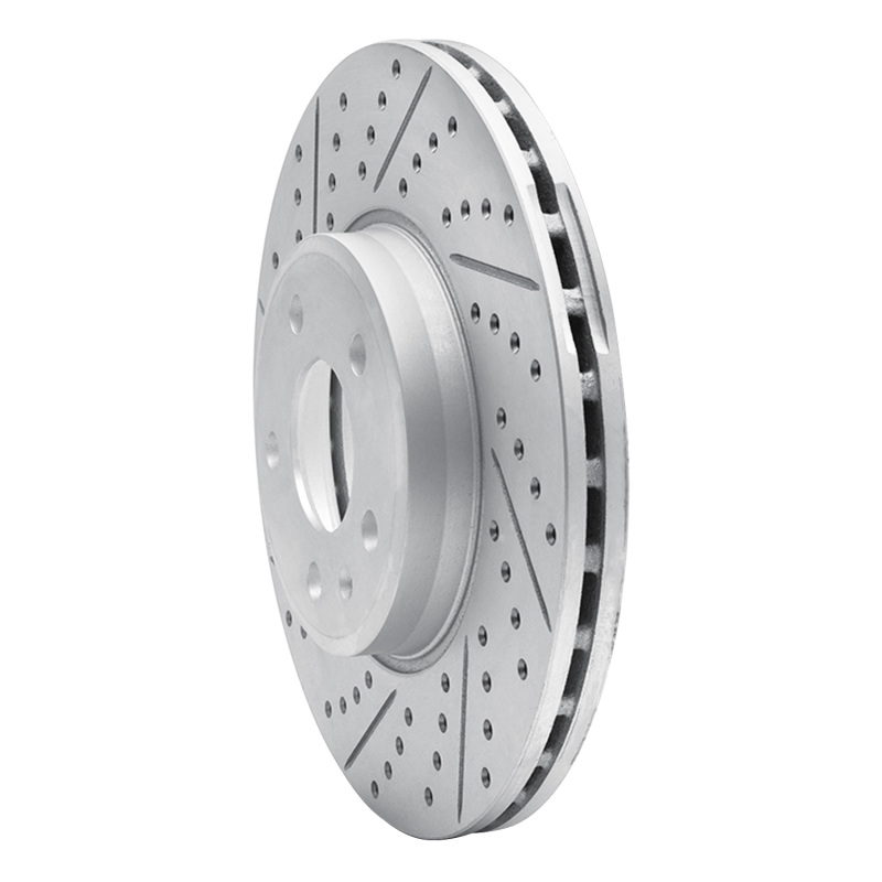 Audi A5 Brake Rotor (1) - Front Left - DFC - Drilled & Slotted Geoperformance - `08-`25