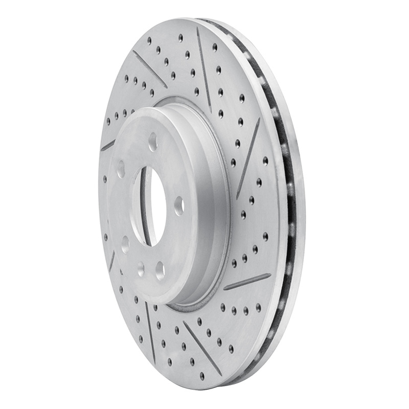 Audi A5 Sportback Brake Rotor (1) - Front Right - DFC - Drilled & Slotted Geoperformance - `08-`25