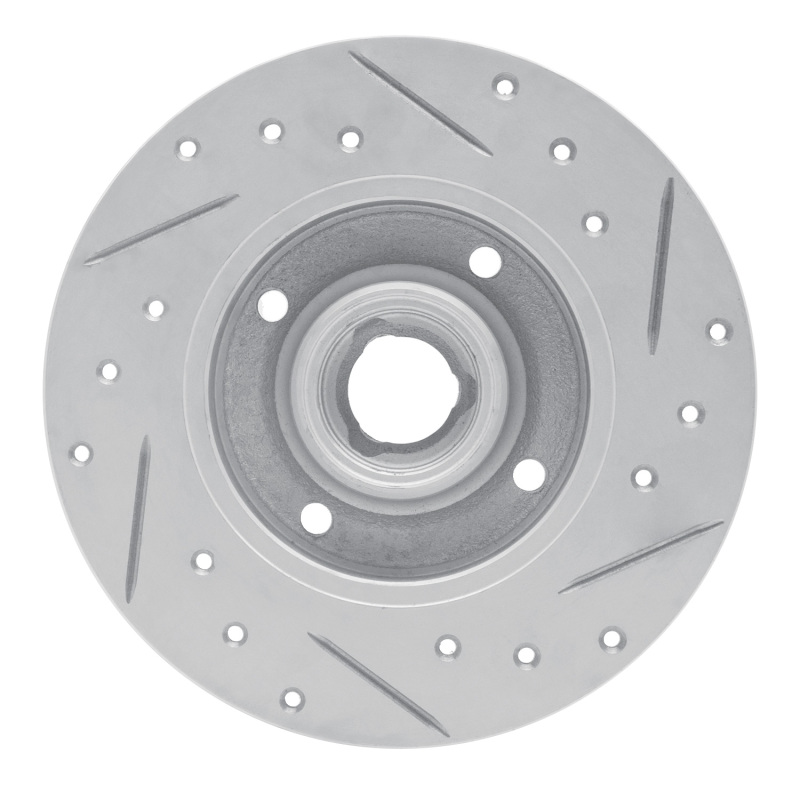 Volkswagen Scirocco Brake Rotor (1) - Rear Left - DFC - Drilled & Slotted Geoperformance - `85-`02