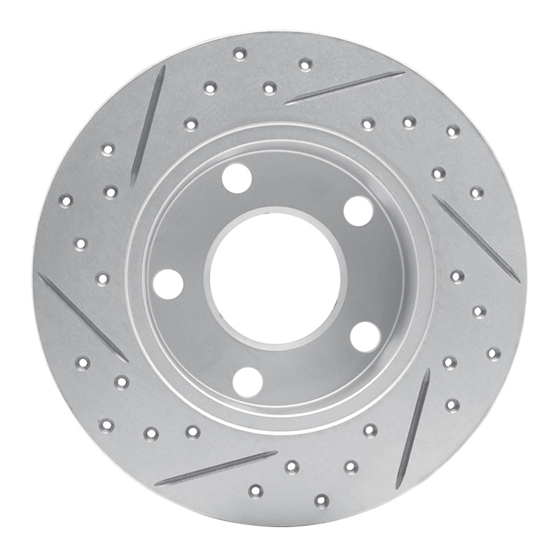 Audi A6 Brake Rotor (1) - Rear Right - DFC - Drilled & Slotted Geoperformance - `92-`05