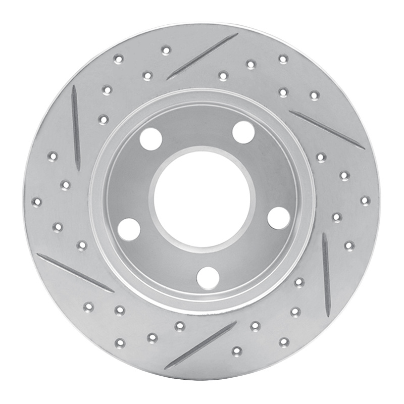 Audi A4 Quattro Brake Rotor (1) - Rear Right - DFC - Drilled & Slotted Geoperformance - `96-`05