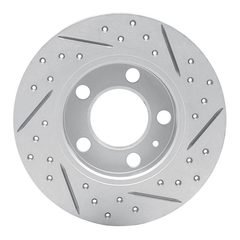 Audi Tt Brake Rotor (1) - Rear Left - DFC - Geoperformance Drilled & Slotted - `98-`24