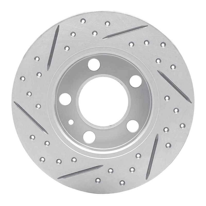 Audi Tt Brake Rotor (1) - Rear Right - DFC - Geoperf - Drilled & Slotted - `98-`24
