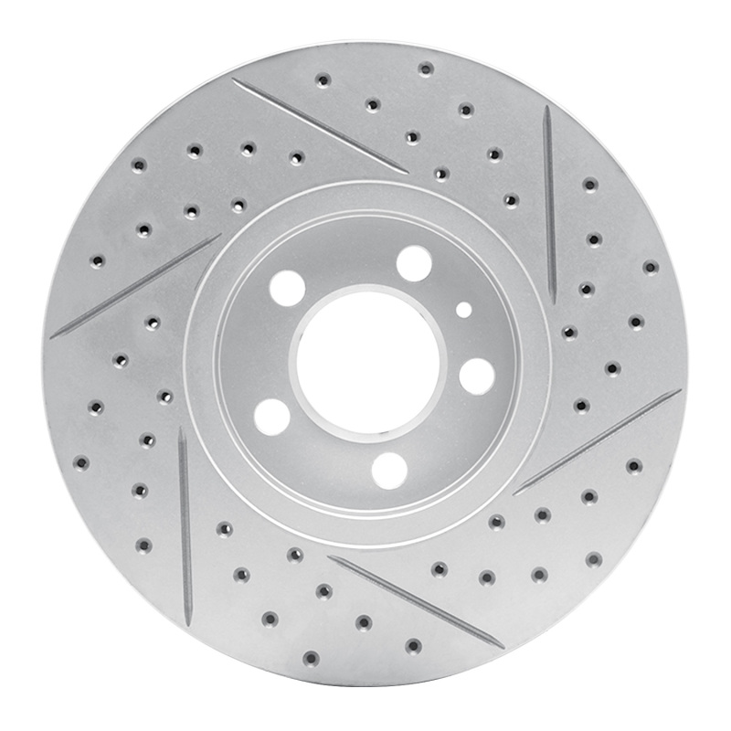 Audi A1 Brake Rotor (1) - Front Left - DFC - Drilled & Slotted Geoperformance - `98-`18