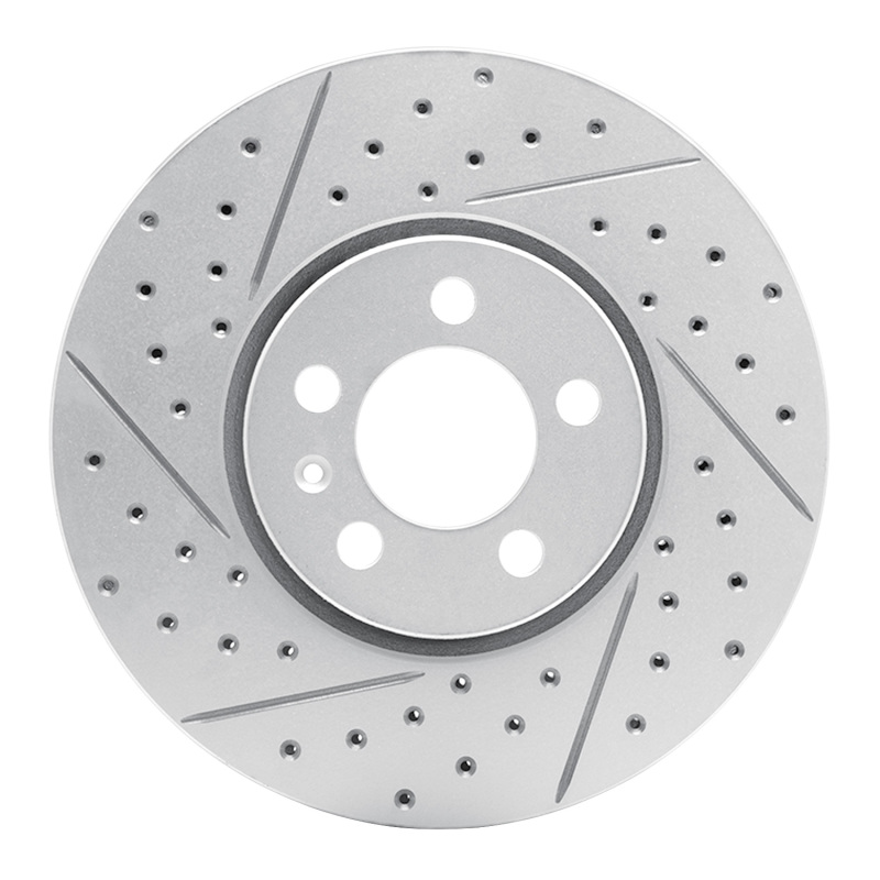 Audi A1 Brake Rotor (1) - Front Left - DFC - Drilled & Slotted Geoperformance - `98-`18