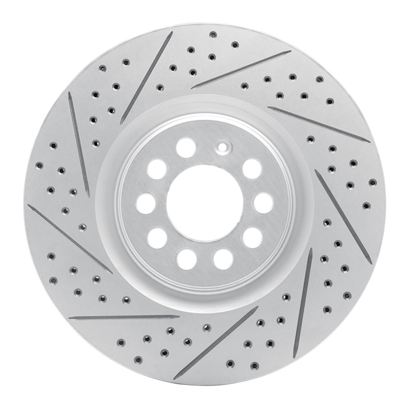 Audi TT Quattro Brake Rotor (1) - Front Left - DFC - Geoperformance Drilled & Slotted - `00-`06