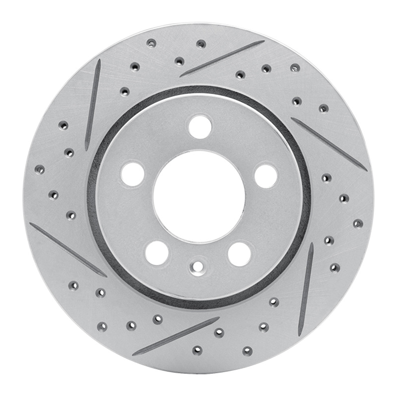 Audi TT Quattro Brake Rotor (1) - Rear Left - DFC - Drilled & Slotted Geoperformance - `00-`06