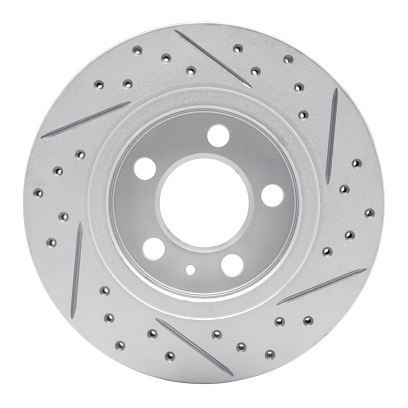 Audi TT Quattro Brake Rotor (1) - Rear Left - DFC - Drilled & Slotted Geoperformance - `00-`06