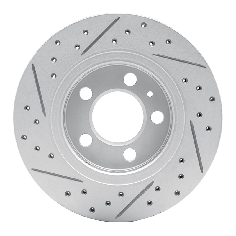 Audi TT Quattro Brake Rotor (1) - Rear Right - DFC - Drilled & Slotted Geoperformance - `00-`06