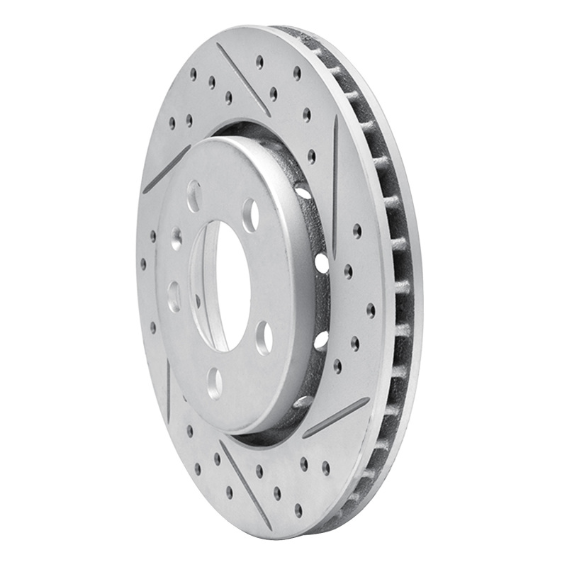 Audi TT Quattro Brake Rotor (1) - Rear Right - DFC - Drilled & Slotted Geoperformance - `00-`06