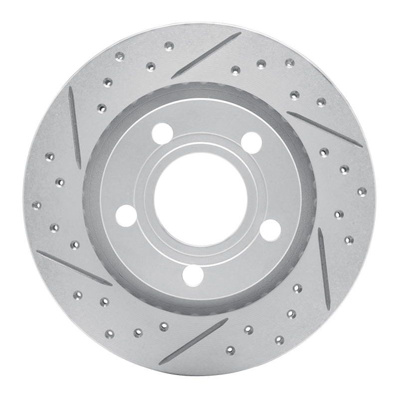Audi A6 Quattro Brake Rotor (1) - Rear Left - DFC - Geoperformance, Drilled & Slotted - `99-`05