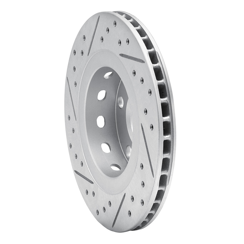 Audi S6 Brake Rotor (1) - Rear Right - DFC - Geoperformance Drilled & Slotted - `99-`05