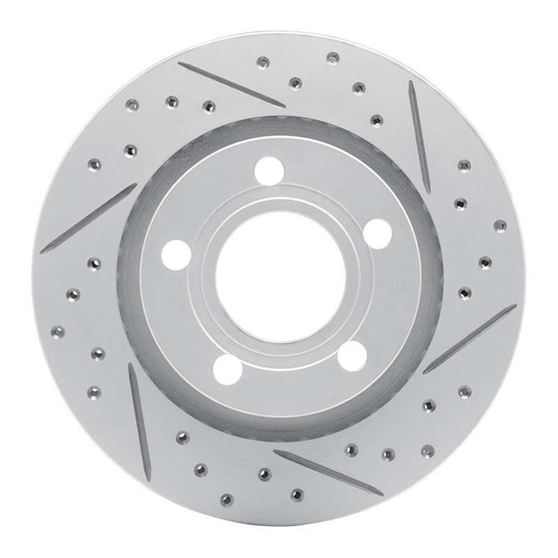 Audi S6 Brake Rotor (1) - Rear Right - DFC - Geoperformance Drilled & Slotted - `99-`05