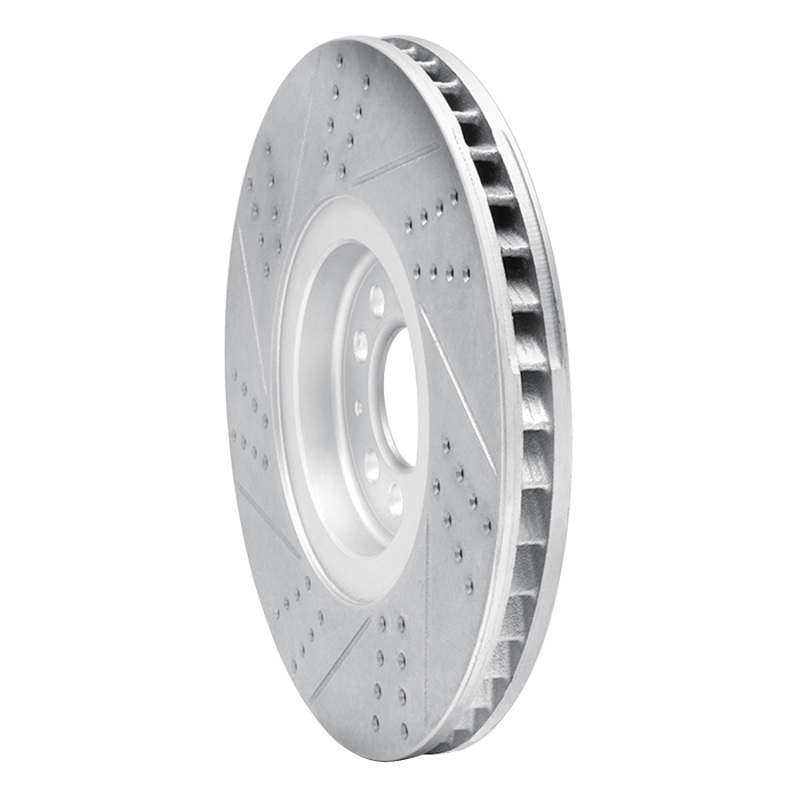 Audi TT Quattro Brake Rotor (1) - Right Front - DFC - Geoperformance Drilled & Slotted - `04-`06