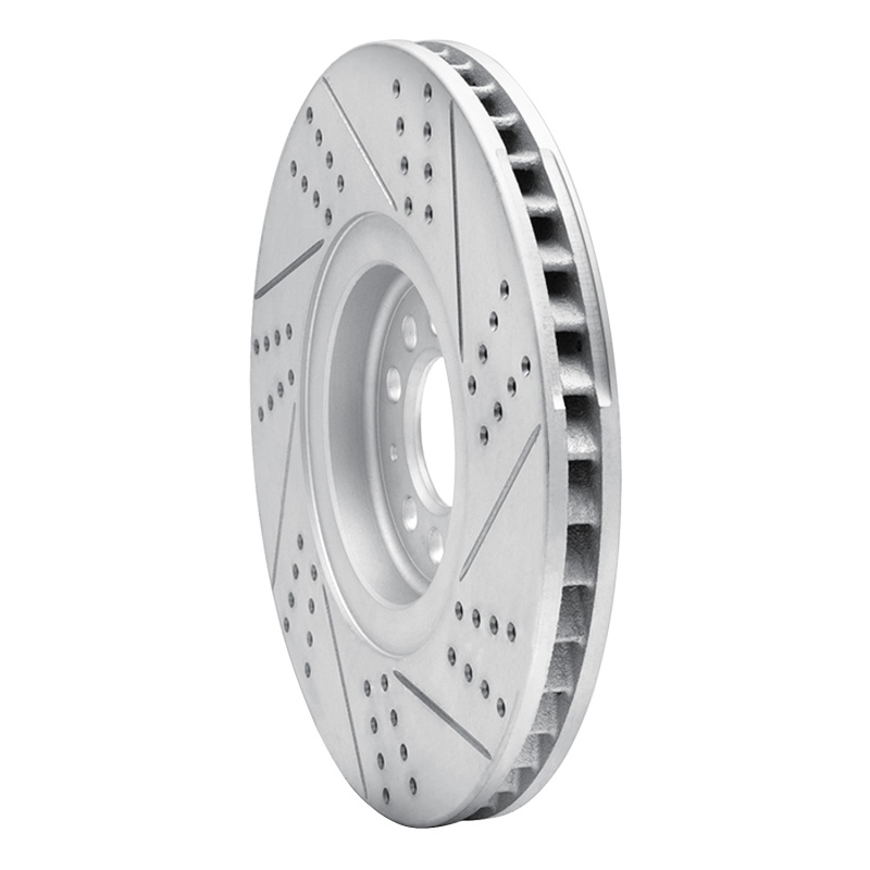 Audi Tt Quattro Brake Rotor (1) - Left Front - DFC - Drilled & Slotted Geoperformance - `04-`06