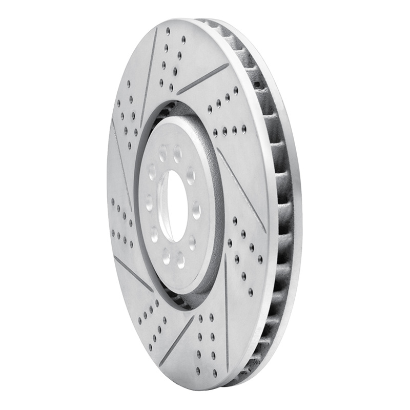 Audi Tt Quattro Brake Rotor (1) - Left Front - DFC - Drilled & Slotted Geoperformance - `04-`06