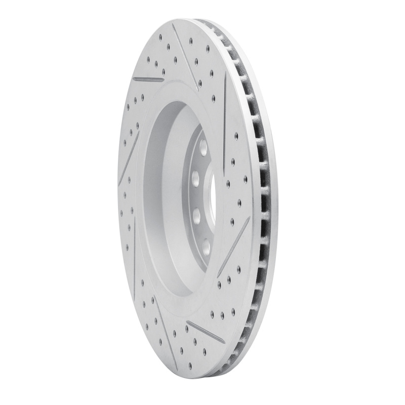 Audi TT Quattro RS Brake Rotor (1) - Rear Left - DFC - Drilled & Slotted Geoperformance - `06-`25