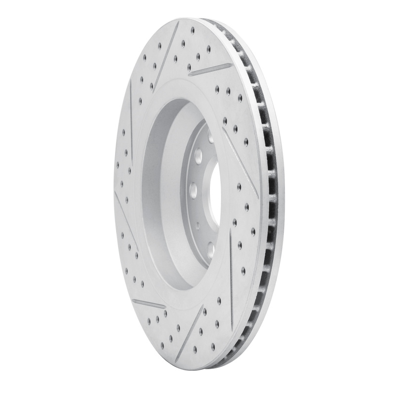 Audi RS Q3 Brake Rotor (1) - Rear Right - DFC - Drilled & Slotted Geoperformance - `06-`25