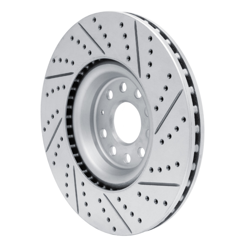 Audi Q3 Brake Rotor (1) - Front Left - DFC - Drilled & Slotted Geoperformance - `12-`25