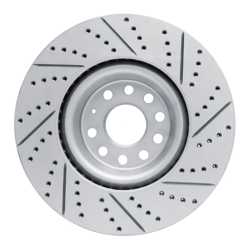 Audi Q3 Brake Rotor (1) - Front Left - DFC - Drilled & Slotted Geoperformance - `12-`25
