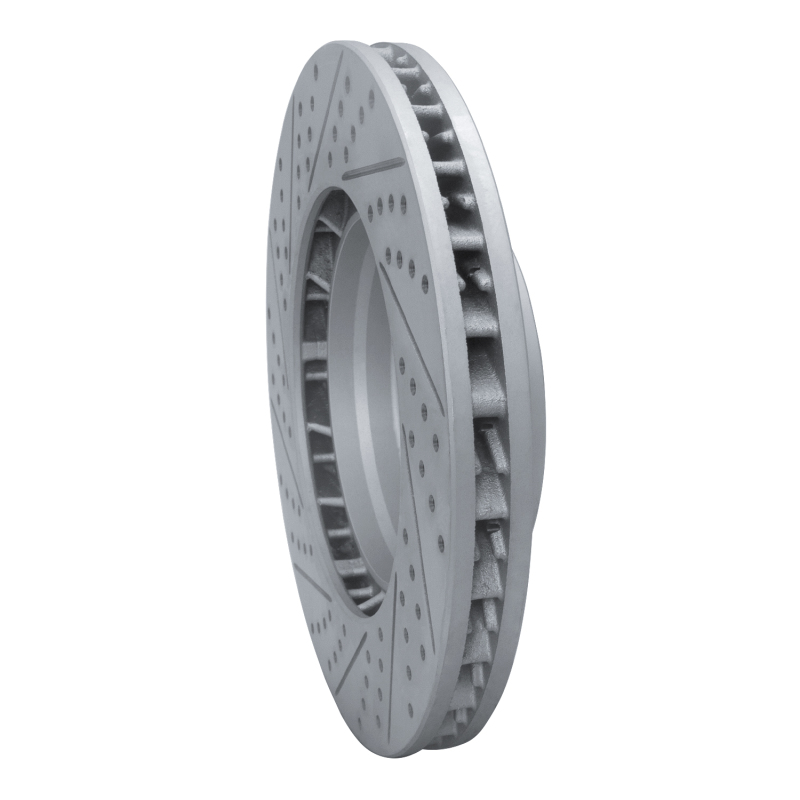 Porsche Cayenne Brake Rotor (1) - Right Front - DFC - Drilled & Slotted Geoperformance - `03-`18