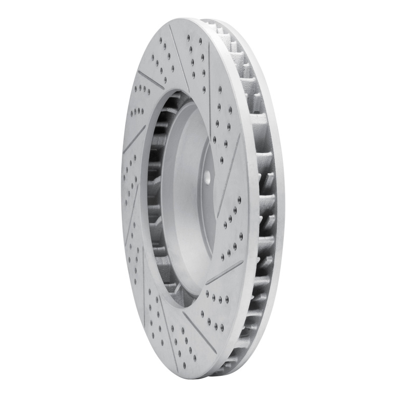 Audi Q7 Brake Rotor (1) - Front Left - DFC - Drilled & Slotted Geoperformance - `03-`15