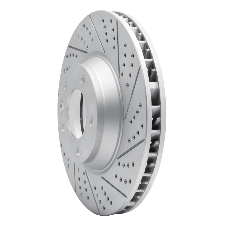 Audi Q7 Brake Rotor (1) - Right Front - DFC - Drilled & Slotted Geoperformance - `03-`15