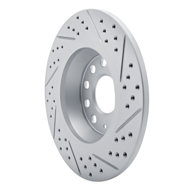 Audi Q3 Brake Rotor (1) - Rear Left - DFC - Geoperformance Rotor - Drilled and Slotted - `05-`18
