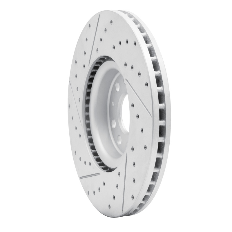 Volkswagen Atlas Brake Rotor (1) - Front Right - DFC - Geoperformance Drilled & Slotted - `18-`25