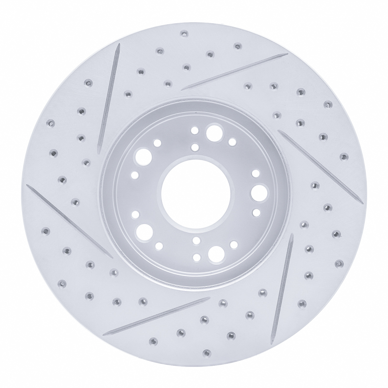 Lexus GS430 Brake Rotor (1) - Front Right - DFC - Drilled & Slotted Geoperformance - `92-`10