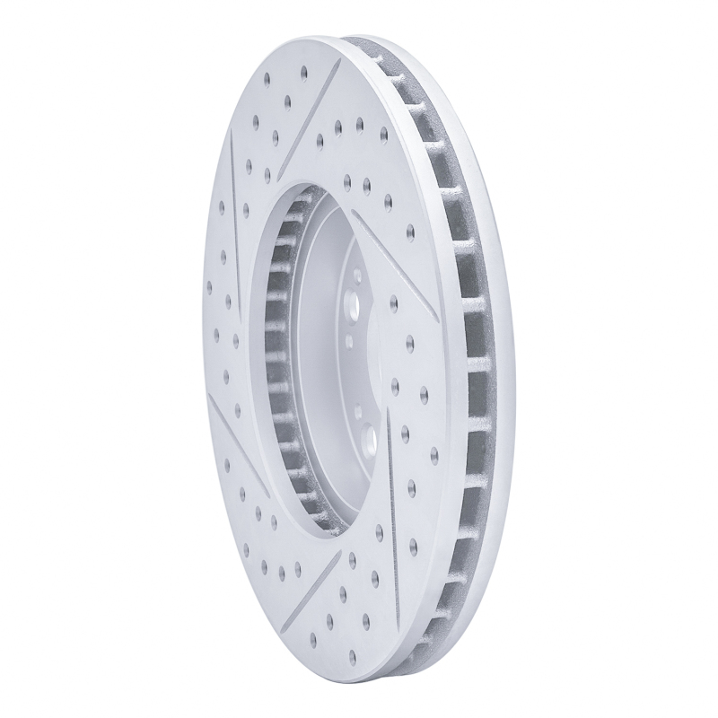 Lexus GS430 Brake Rotor (1) - Front Right - DFC - Drilled & Slotted Geoperformance - `92-`10