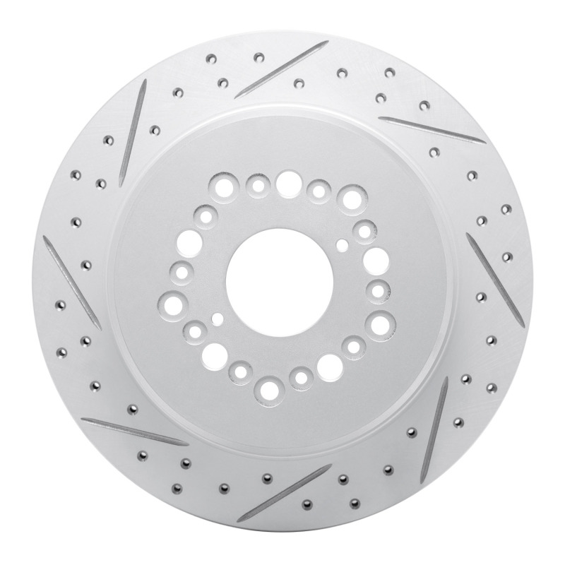 Lexus SC400 Brake Rotor (1) - Rear Left - DFC - Drilled & Slotted Geoperformance - `92-`00 Lexus SC400 Brake Rotor (1) - Rear Left - DFC - Drilled & Slotted Geoperformance - `92-`00