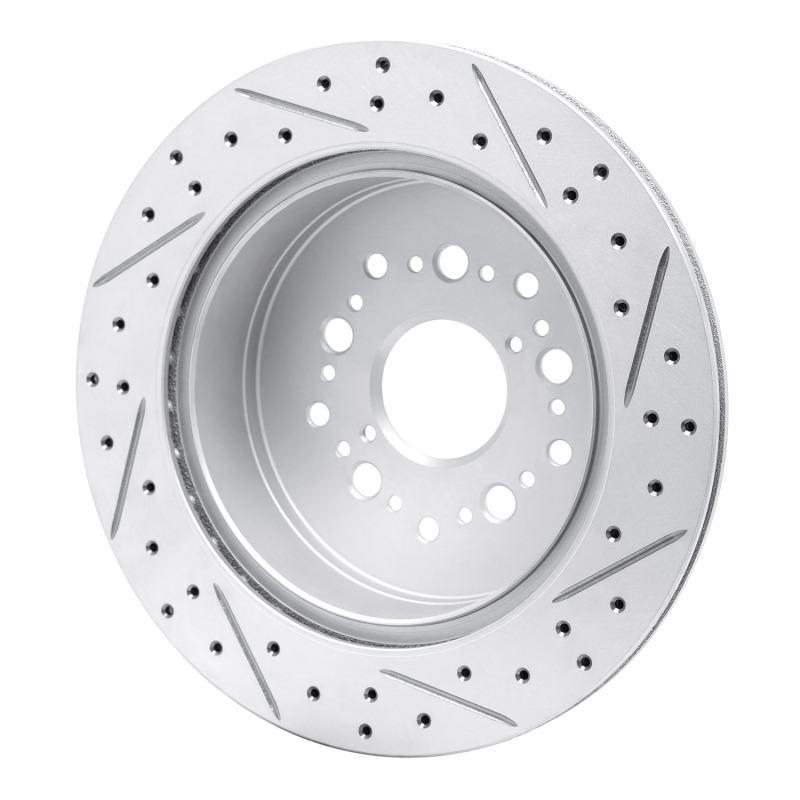 Lexus SC400 Brake Rotor (1) - Rear Left - DFC - Drilled & Slotted Geoperformance - `92-`00