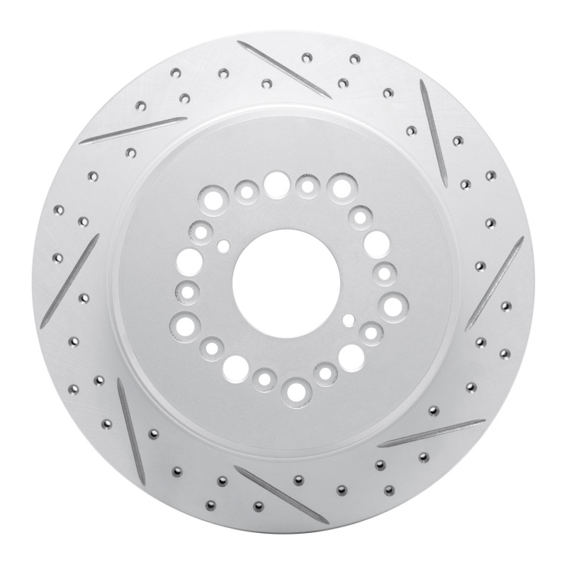 Lexus Gs300 Brake Rotor (1) - Rear Right - DFC - Drilled & Slotted Geoperformance - `92-`00