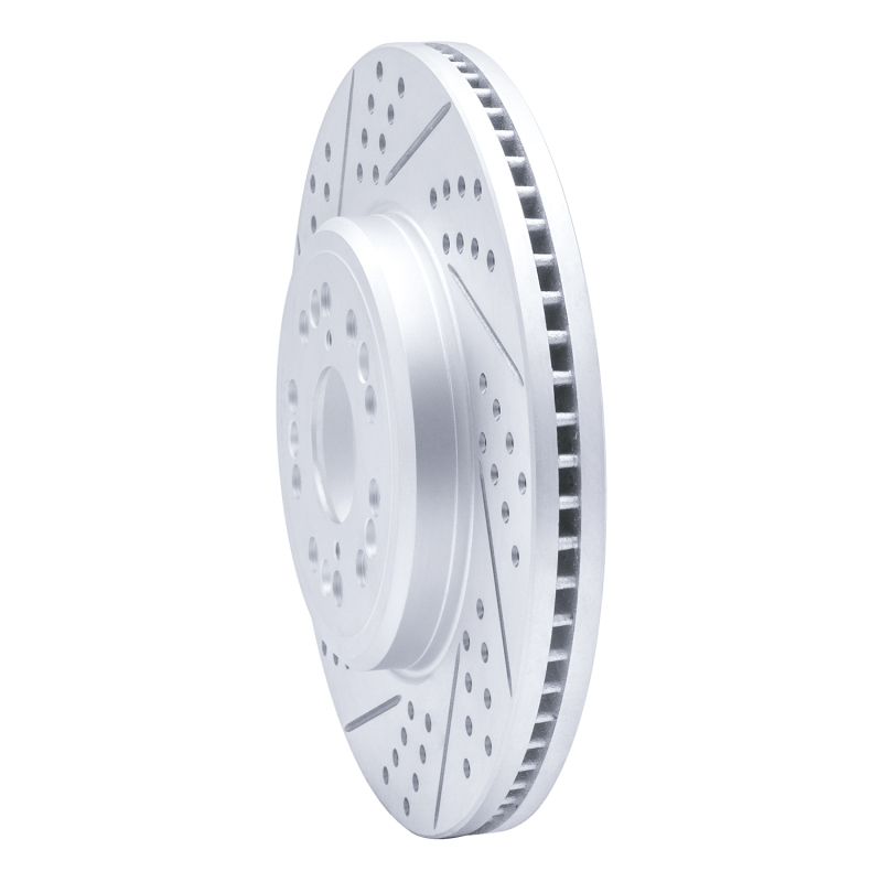 Lexus LS400 Brake Rotor (1) - Front Left - DFC - Drilled & Slotted Geoperformance - `95-`00