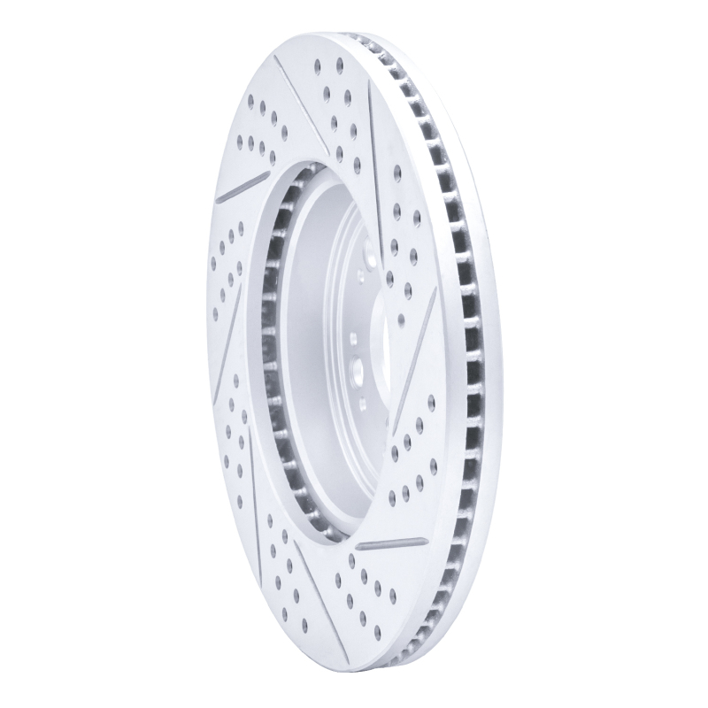 Lexus LS400 Brake Rotor (1) - Front Left - DFC - Drilled & Slotted Geoperformance - `95-`00