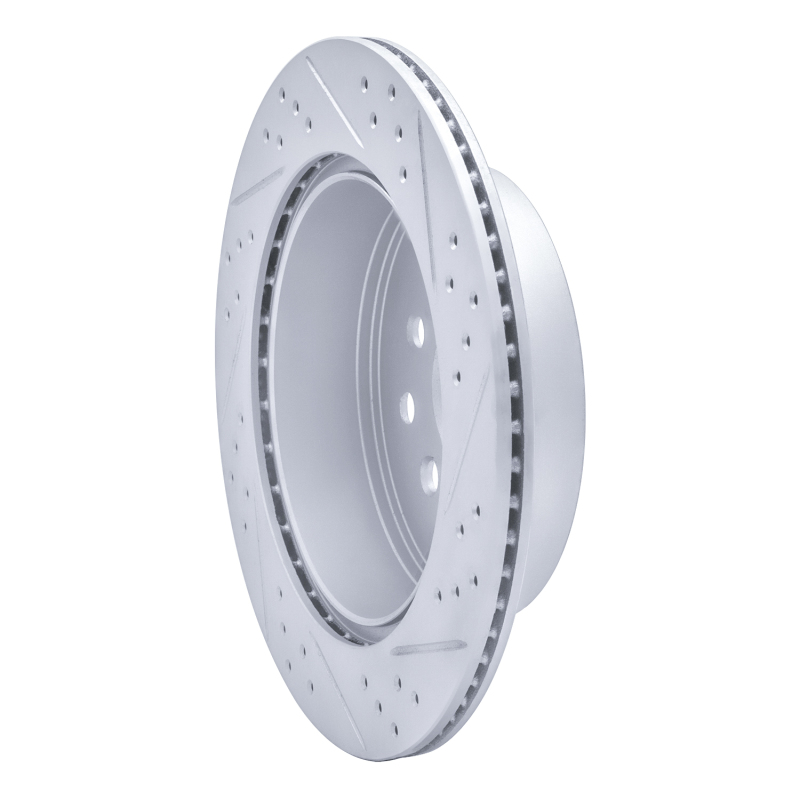 Lexus LS430 Brake Rotor (1) - Rear Left - DFC - Drilled & Slotted Geoperformance - `01-`06