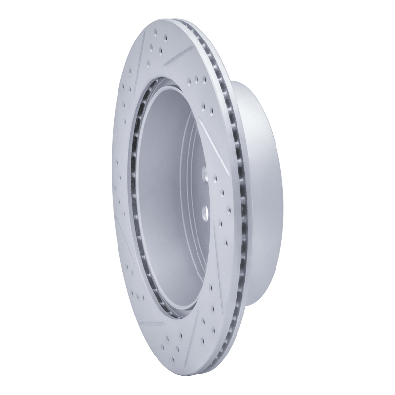 Lexus LS430 Brake Rotor (1) - Rear Right - DFC - Drilled & Slotted Geoperformance - `01-`06