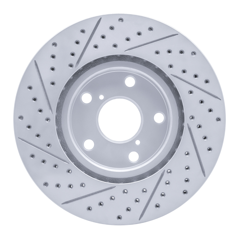 Lexus GS300 Brake Rotor (1) - Front Right - DFC - Drilled & Slotted Geoperformance - `06-`15