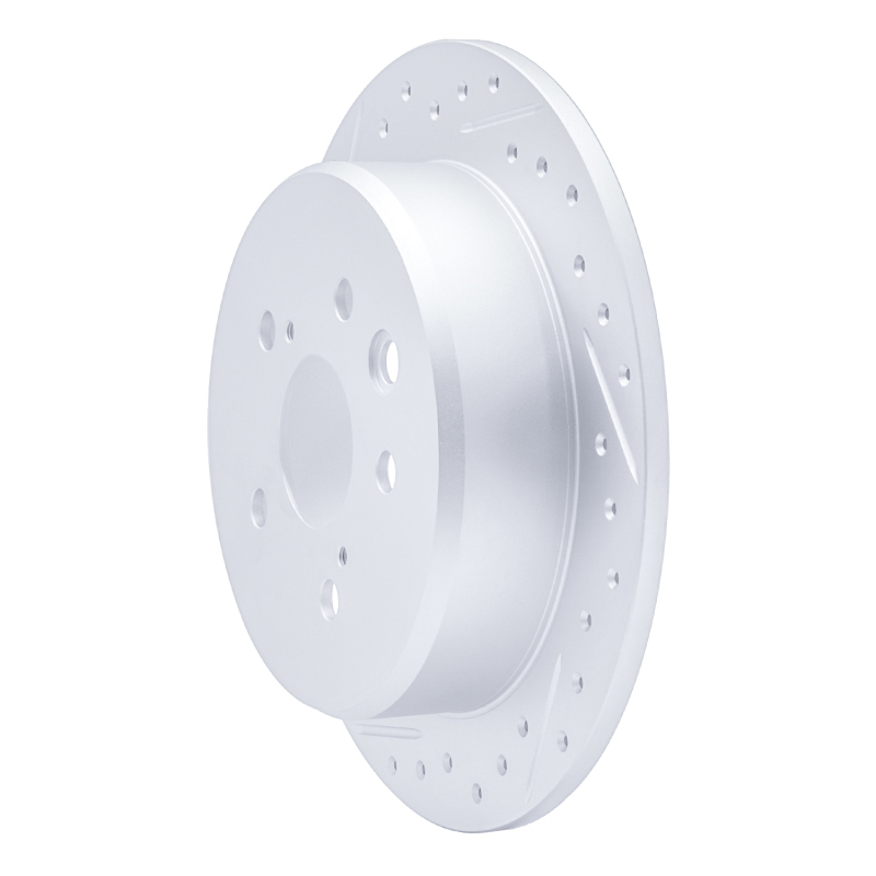 Lexus IS250 Brake Rotor (1) - Rear Left - DFC - Geoperformance - Drilled & Slotted - `06-`15