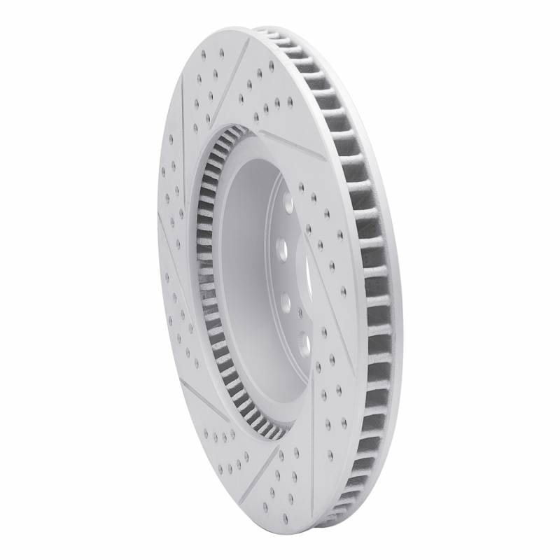 Lexus LS460 Brake Rotor (1) - Front Right - DFC - Geoperformance Rotor - Drilled & Slotted - `07-`23