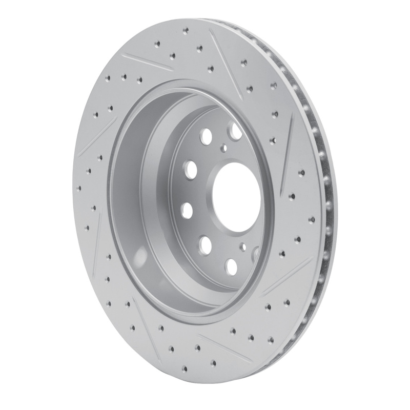 Lexus Ls460 Brake Rotor (1) - Rear Left - DFC - Drilled & Slotted Geoperformance - `07-`17