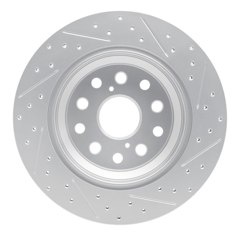 Lexus Ls460 Brake Rotor (1) - Rear Left - DFC - Drilled & Slotted Geoperformance - `07-`17