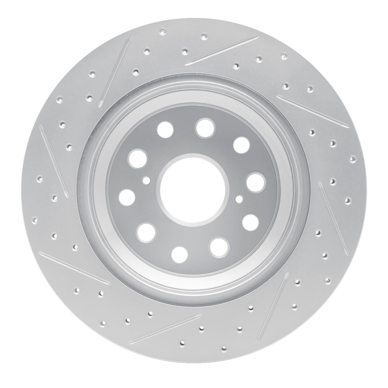 Lexus Ls460 Brake Rotor (1) - Rear Right - DFC - Drilled & Slotted Geoperformance - `07-`17