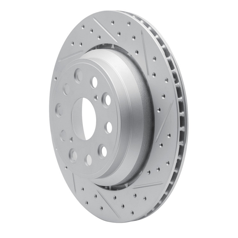 Lexus Ls460 Brake Rotor (1) - Rear Right - DFC - Drilled & Slotted Geoperformance - `07-`17