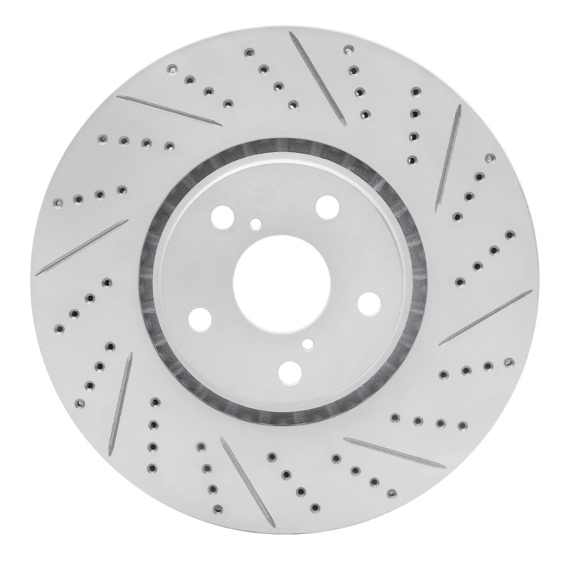 Lexus GS350 Brake Rotor (1) - Right Front - DFC - Geoperformance Drilled & Slotted - `07-`11