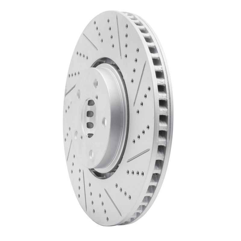 Lexus GS350 Brake Rotor (1) - Right Front - DFC - Geoperformance Drilled & Slotted - `07-`11
