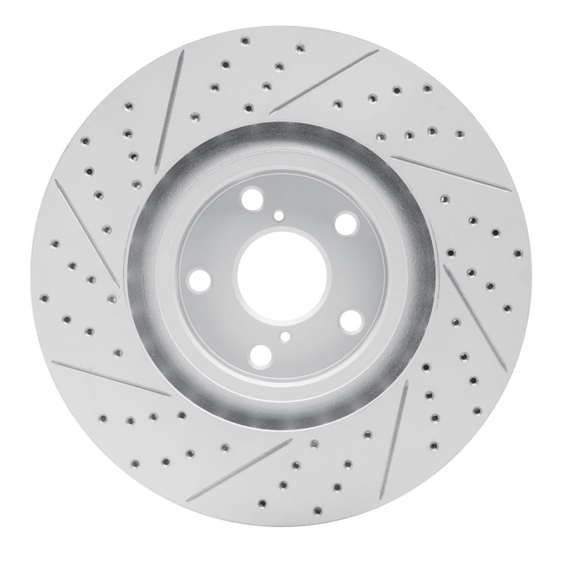 Lexus GS450H Brake Rotor (1) - Right Front - DFC - Drilled & Slotted Geoperformance - `09-`11